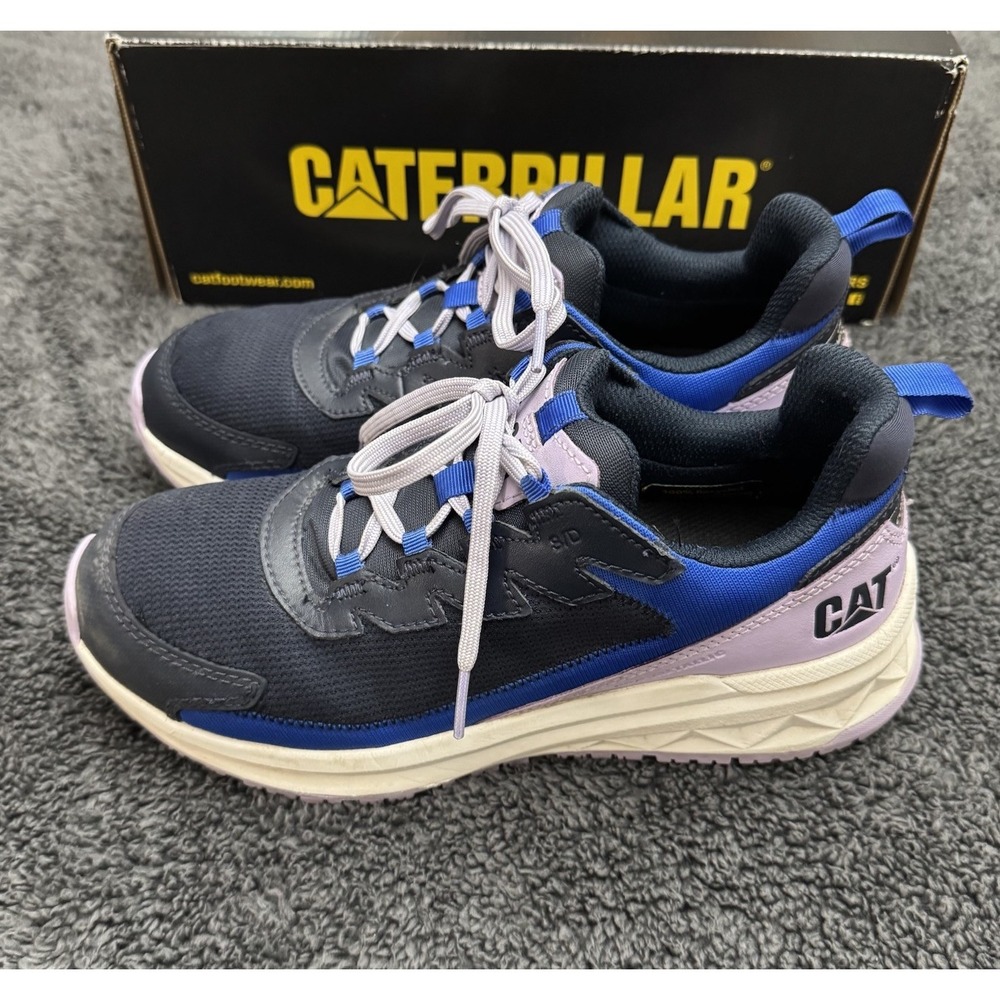 CAT Streamline Womens 6.5W Navy Blue Outdoor Composite Toe Safety Work Shoes